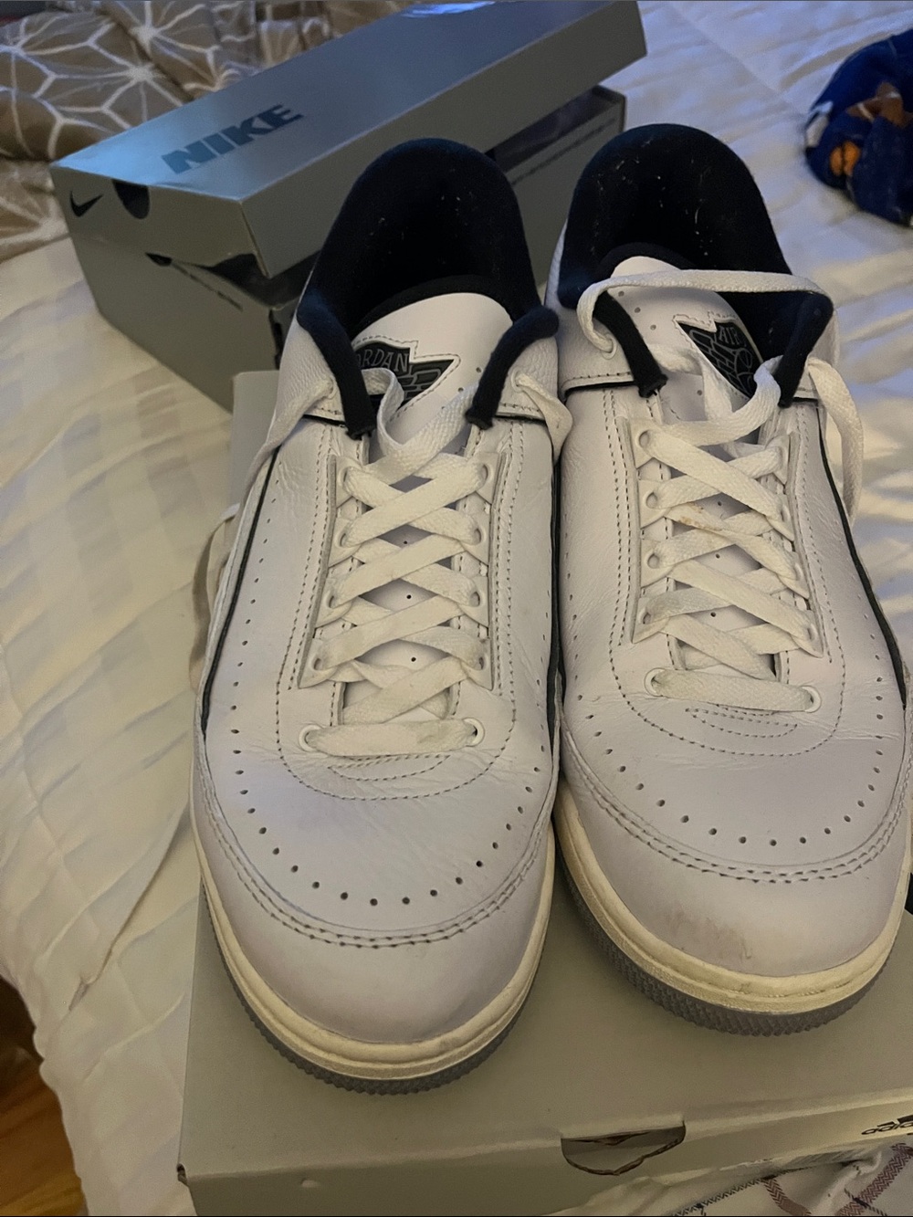 Nike White and Black Men's Sneakers